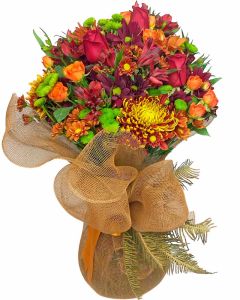 BUQUÊ MIX ALARANJADO/VERMELHO FABIANA