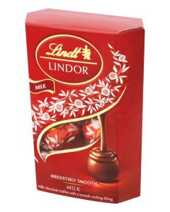 CHOCOLATE LINDT MILK LINDOR BALLS CORNET 75g