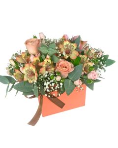 BOX MIX FLORES ROSÉ & TONS PASTEL BERENICE
