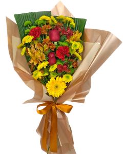 RAMALHETE MIX AMARELO/ALARANJADO/VERMELHO LENNY I